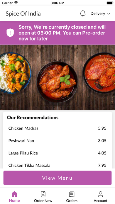 Spice Of India, Screenshot