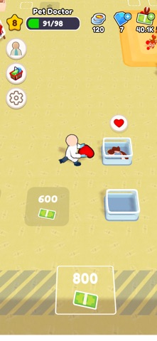 Idle Monster Hospital Tycoon iPhone screenshot