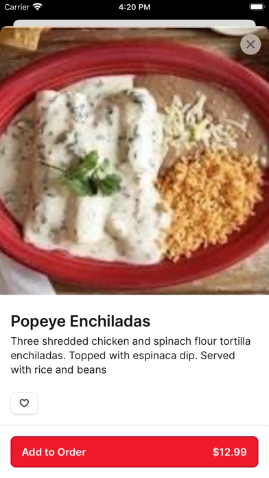 Los Compas iPhone screenshot 4 - Food & Drink app