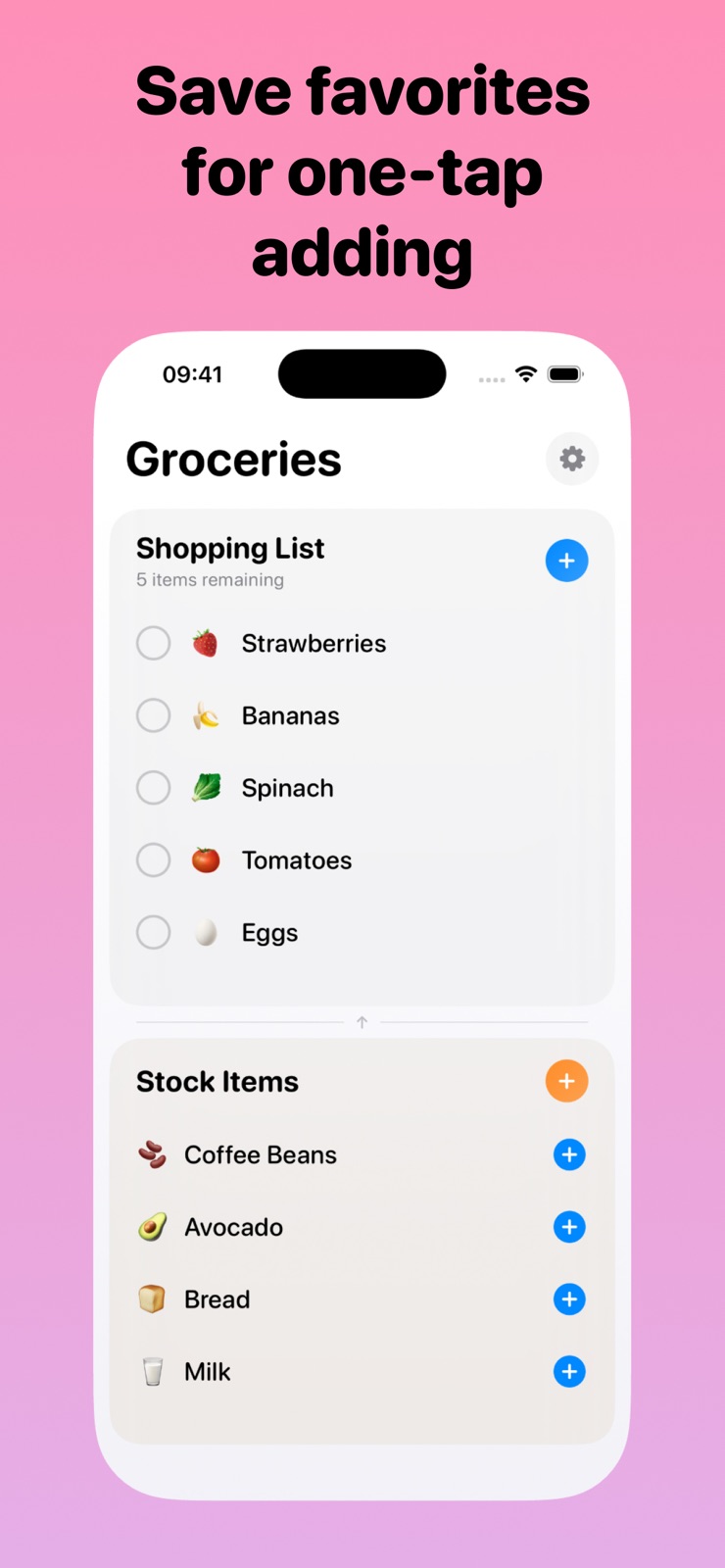 GrocyList: Grocery List iphone screenshot 2