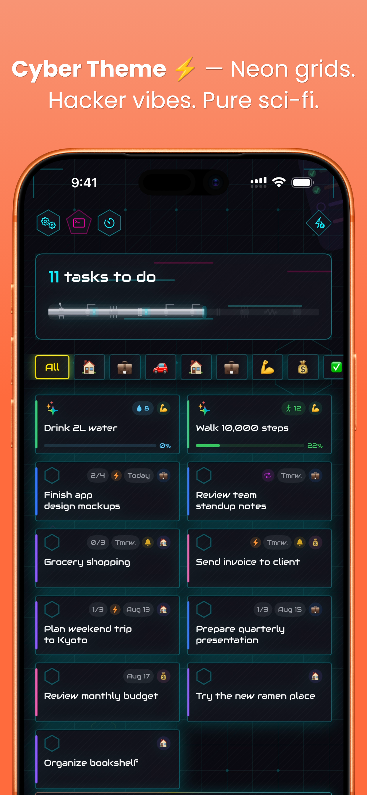 Poptick: Todo & Health screenshot 2