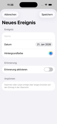 Countdown - Tageszähler screenshot