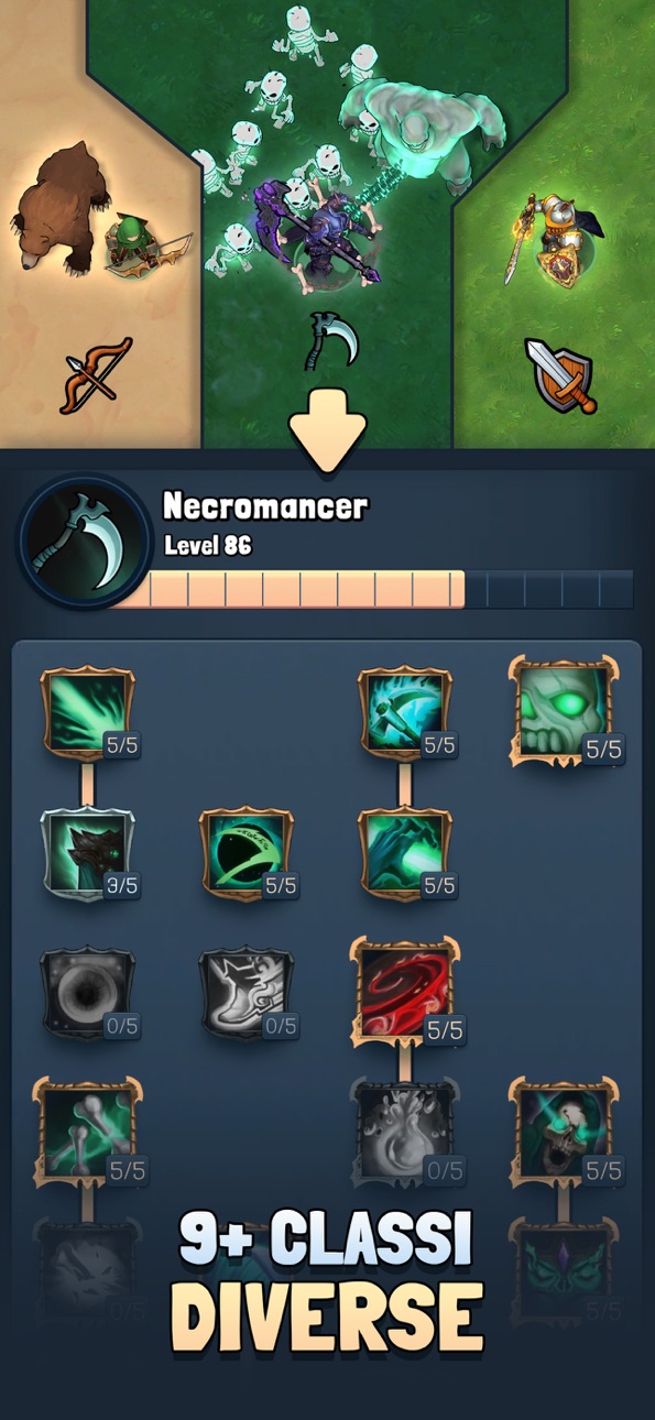 Eternal Hero: Action RPG iOS Mod IPA screenshot 3 - iOS game interface