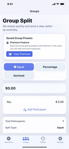 Obliged | Tips Calculator screenshot
