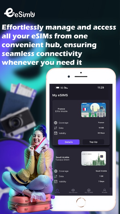 eSimly: eSIM Internet & Travel screenshot-4