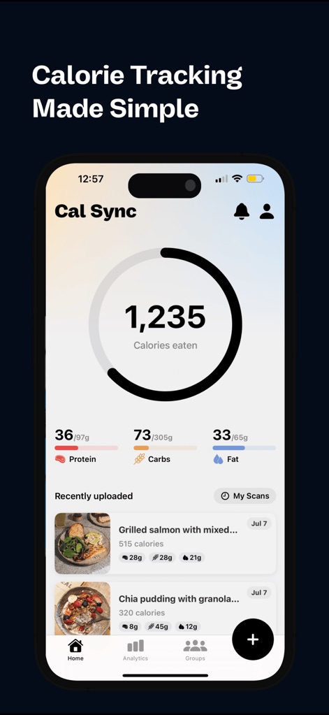 Cal Sync - Calorie Counter - Health & Fitness App | MWM