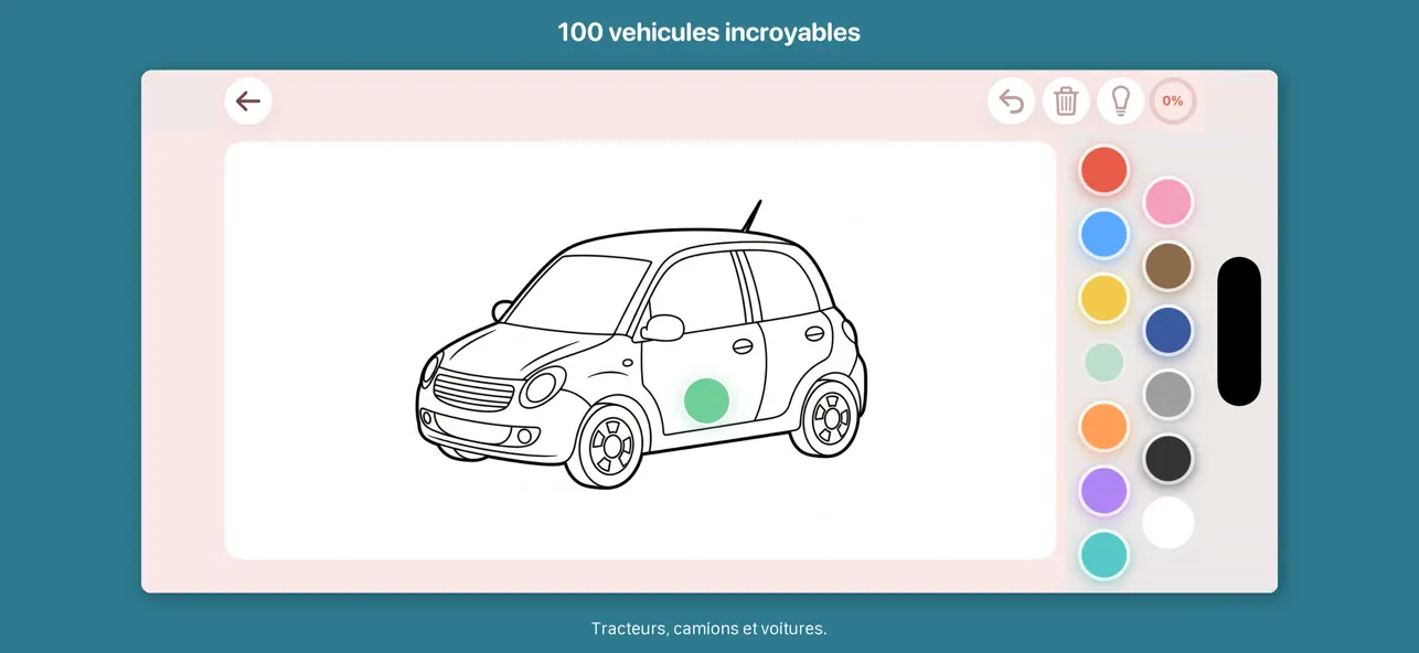 Screenshot #2 pour Coloriage Voitures Enfants
