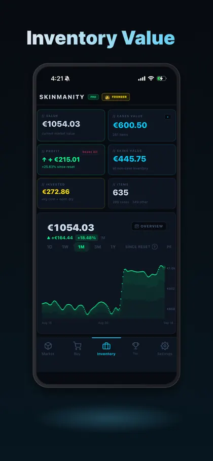 Screenshot 5 di 6 di Skinmanity - CS2 Skin Tracker
