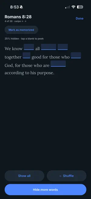 Hidden Word: Bible & Memory screenshot 4
