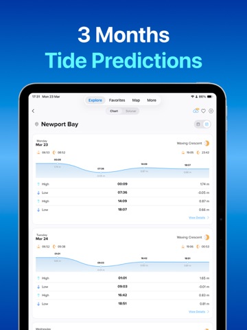 NOAA Tide Chart Pro iPad screenshot