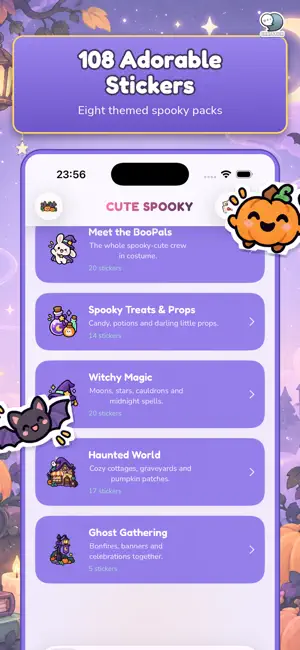 Cute Spooky Stickers screenshot 2