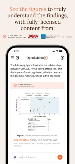 OpenEvidence iPhone Screenshot 5