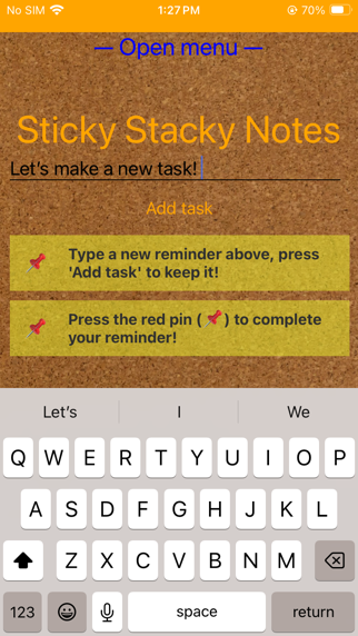 Sticky Stacky Notes! screenshot