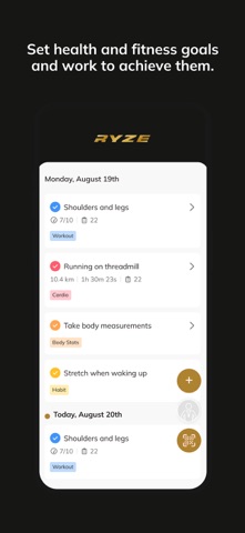 RYZE Personal Training App Screenshot 4 of 6