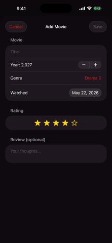 MovieMark Watched screenshot