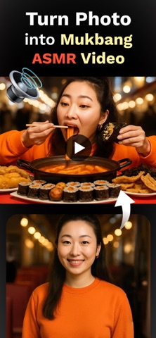 Mukbang - AI Food ASMR Video screenshot