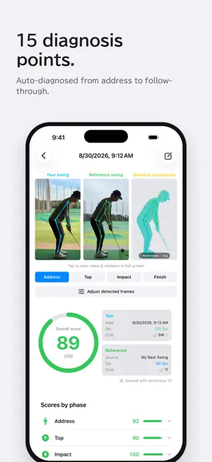SwingDiff: Golf Swing Analyzer screenshot 3