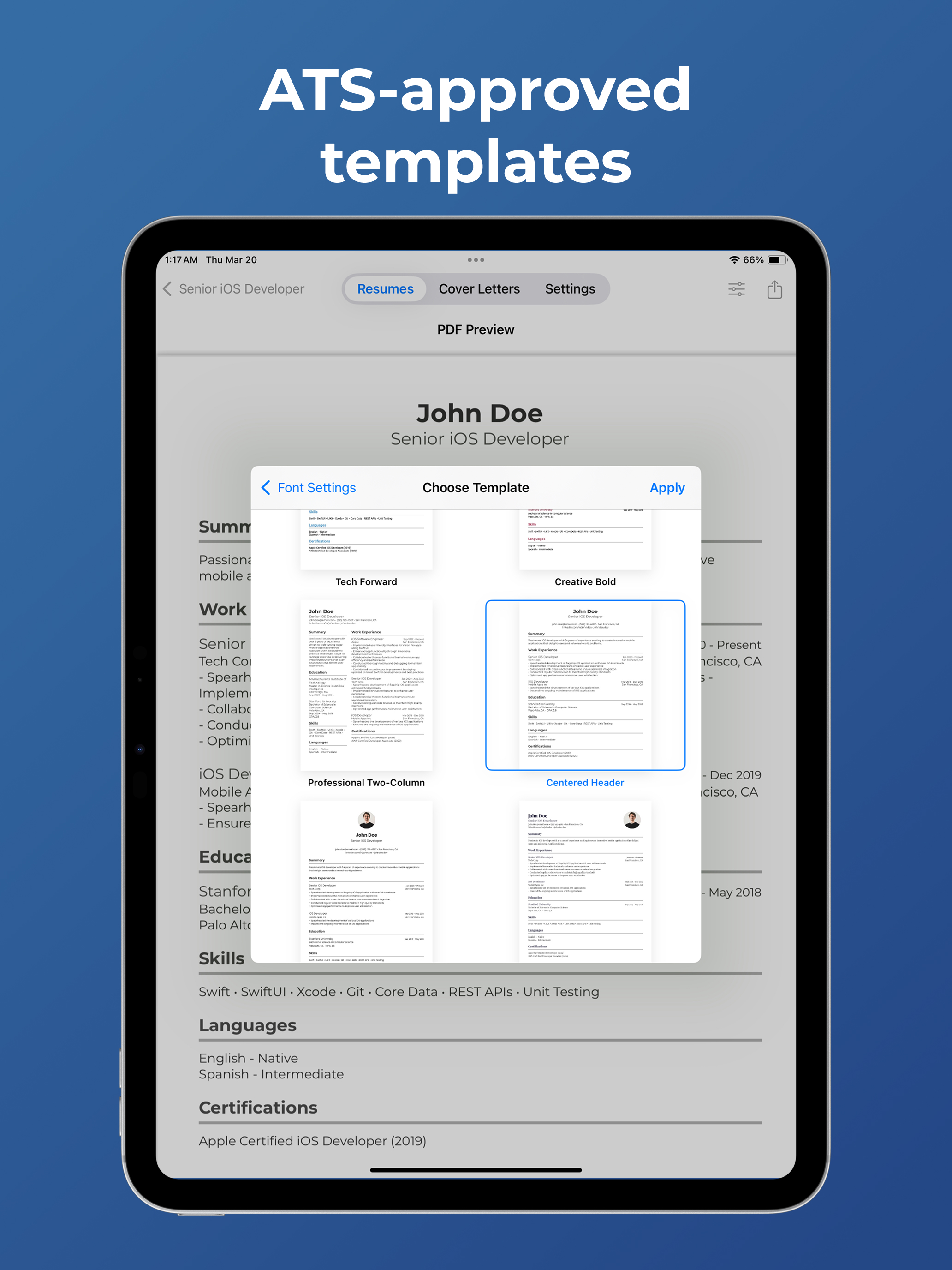 Resume Creator & Cover Letter screenshot 10