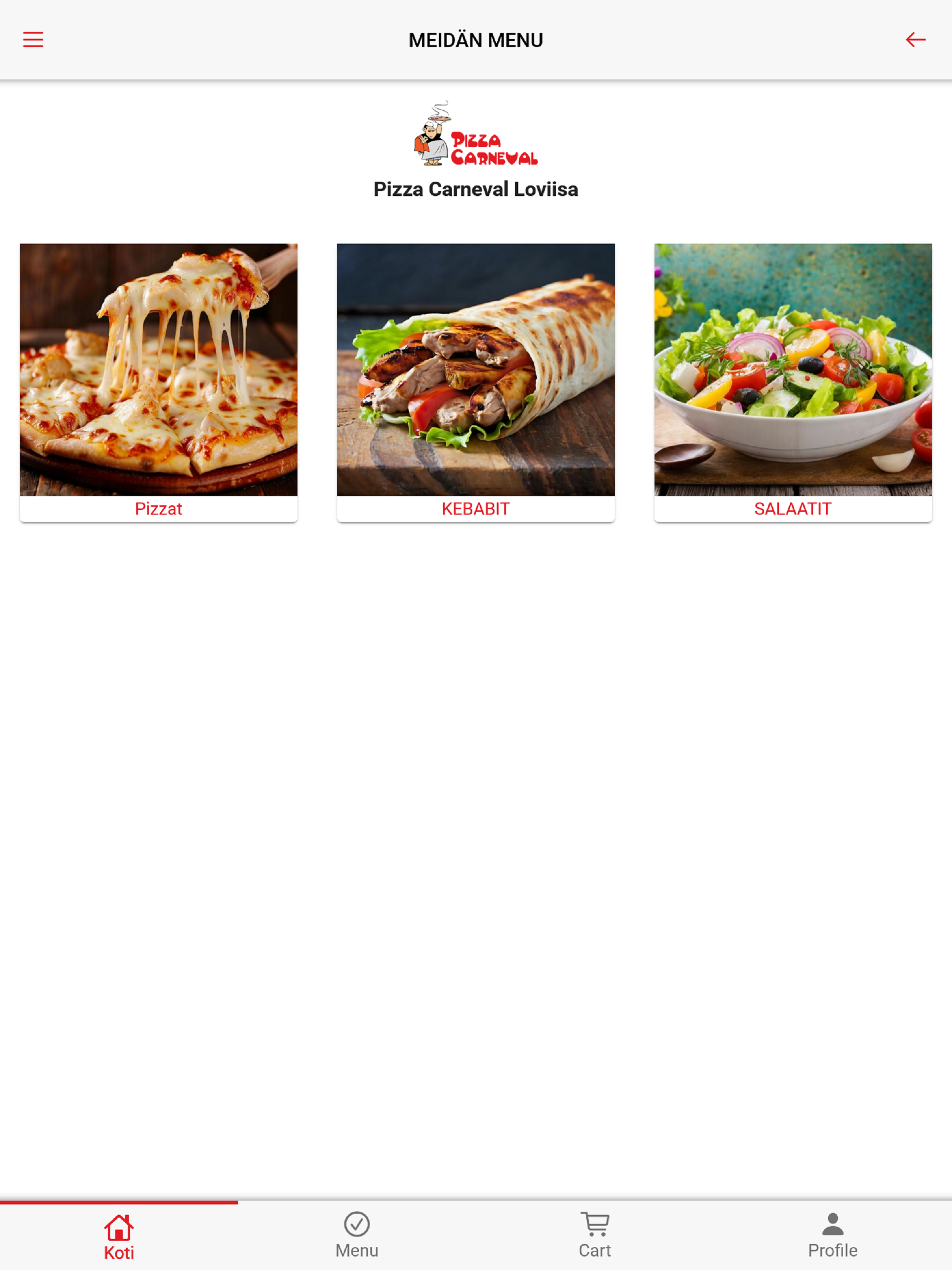 Pizza Carneval