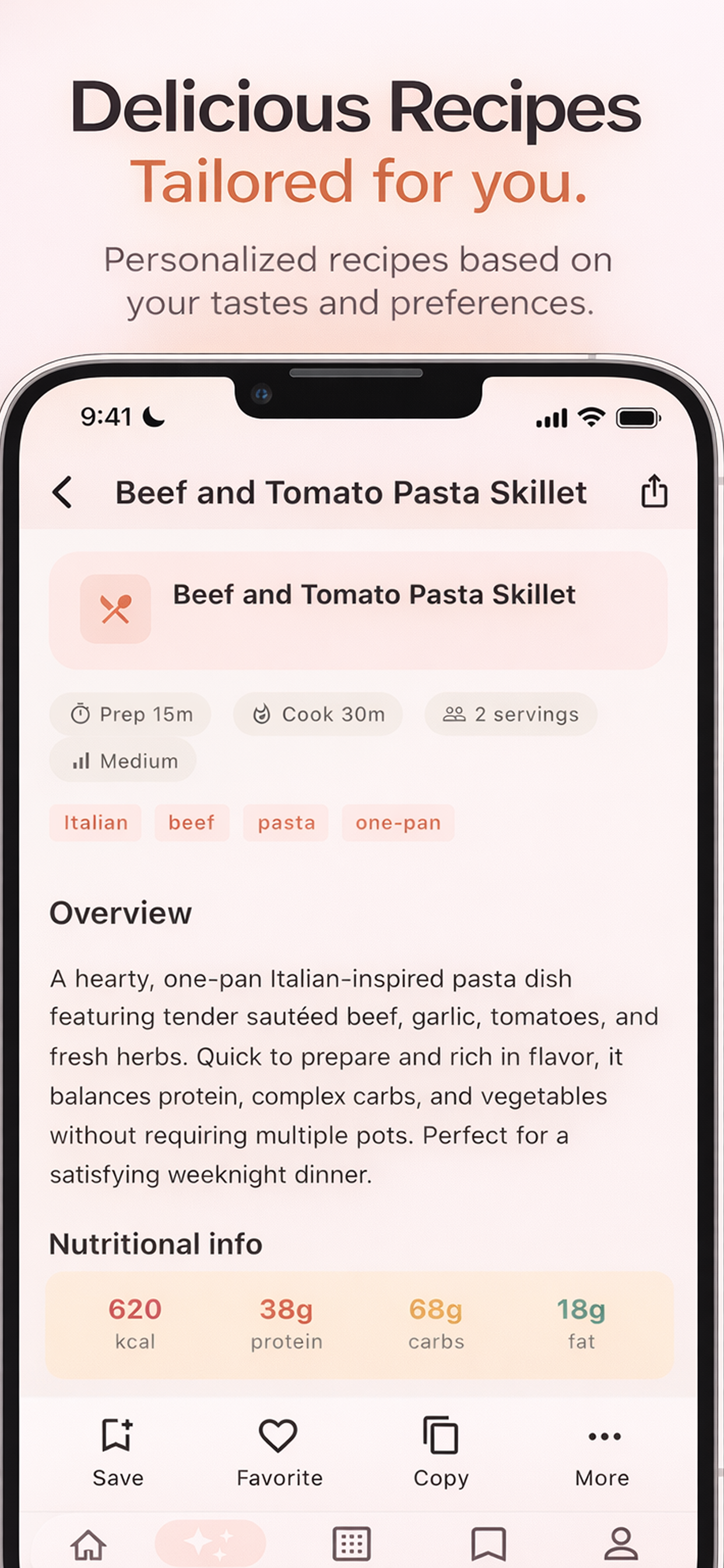 AI Recipe Generator -- Planner