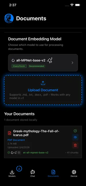 rag-bot screenshot 2