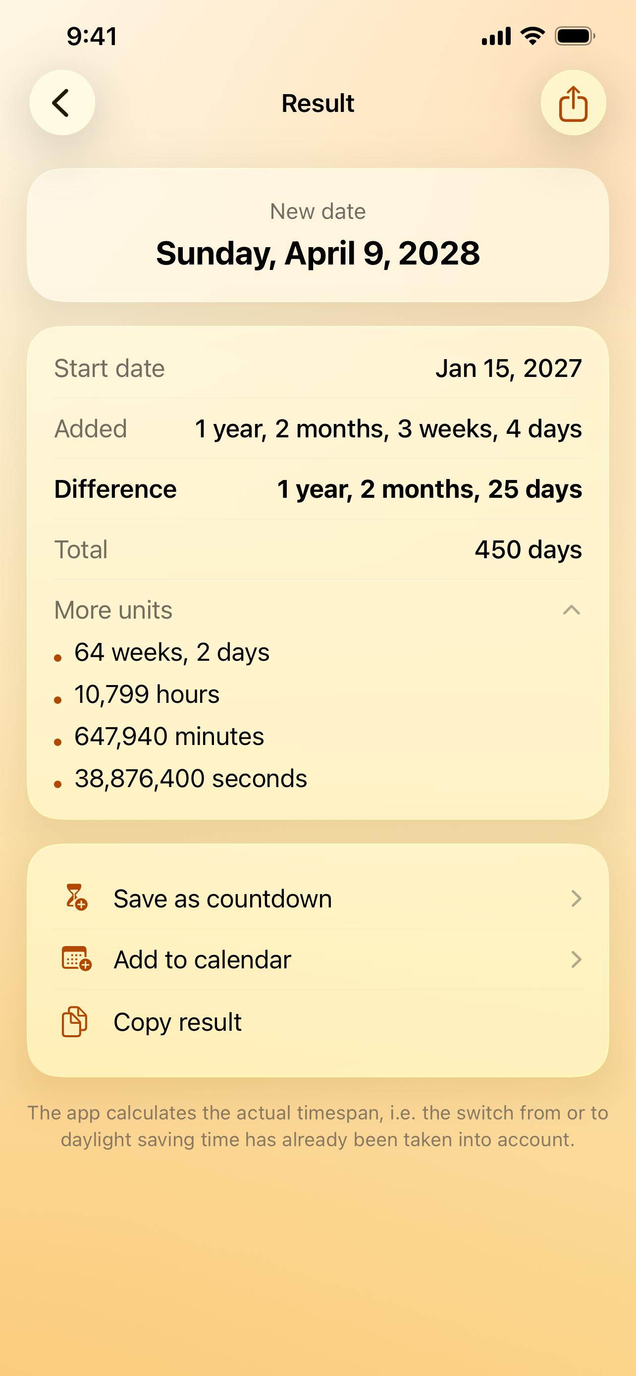 The Date Calculator PRO screenshot 7
