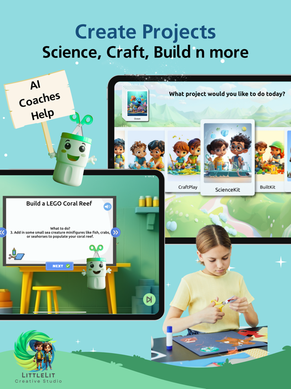 LittleLit Kids Creative Studio iPad screenshot 5 - Education app