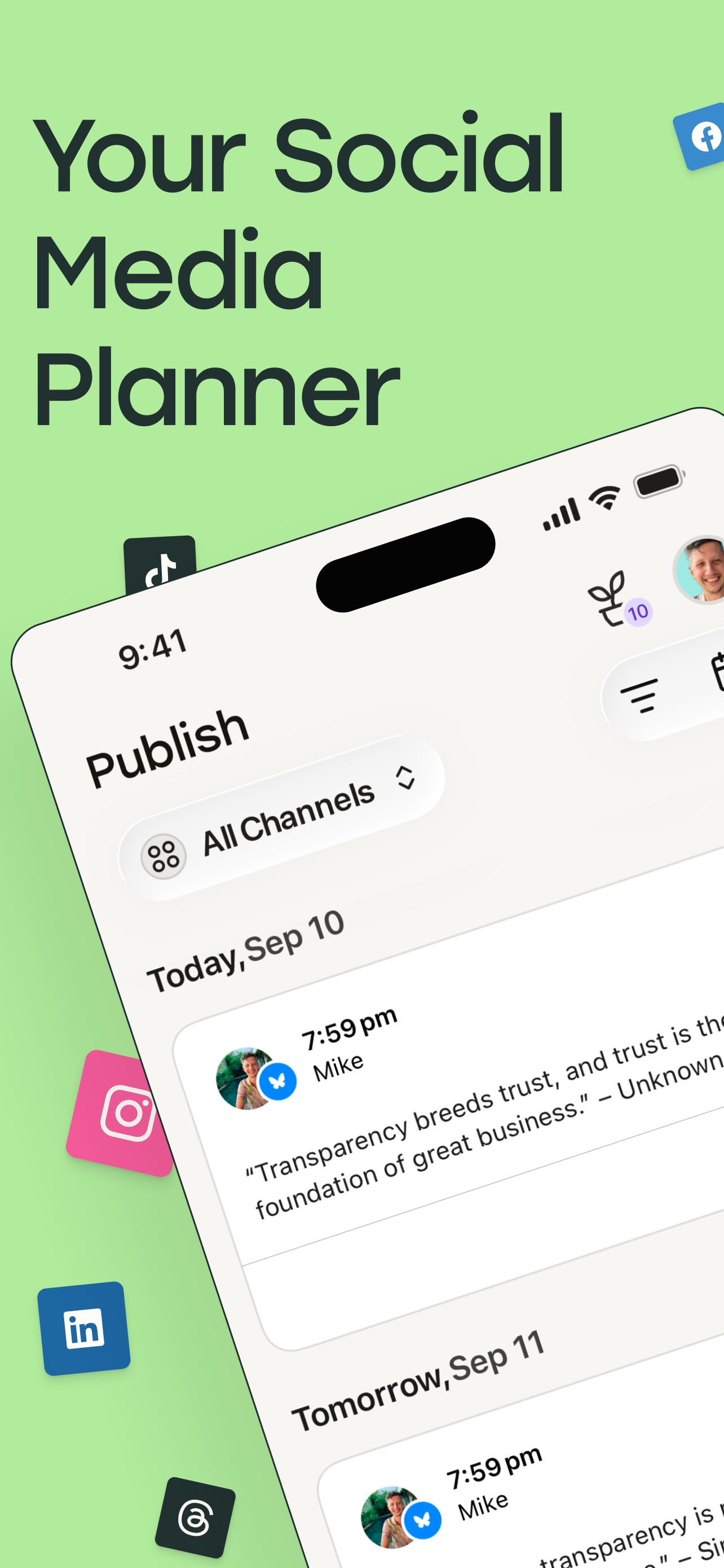 Buffer: Plan & Schedule Posts
