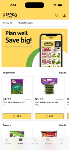 Fresco Supermarkets Screenshot 1 of 3