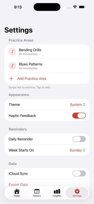 Harmonica Practice Log Screenshot 4 of 4