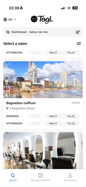 Togi: Book Anytime, Anywhere screenshot 3