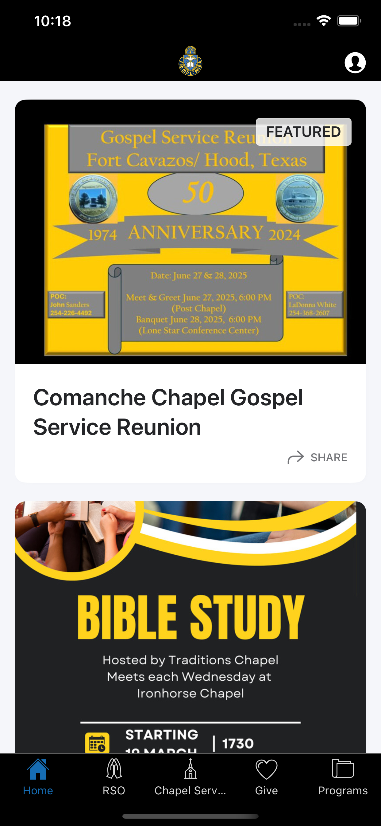 FHTX Chapels
