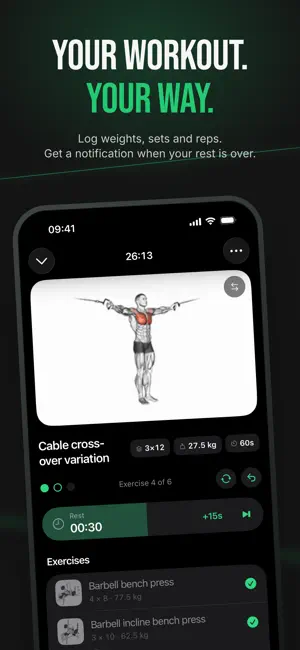 GRX: Offline Workout Tracker screenshot 2