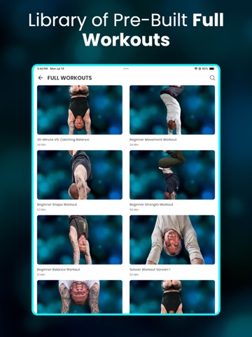 Handstand Coach Kyle Weiger iPad screenshot