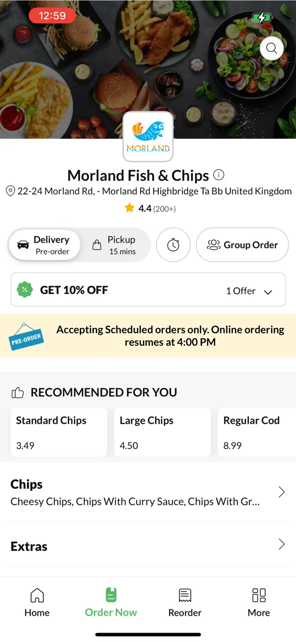 Screenshot #2 pour Morland Fish & Chips
