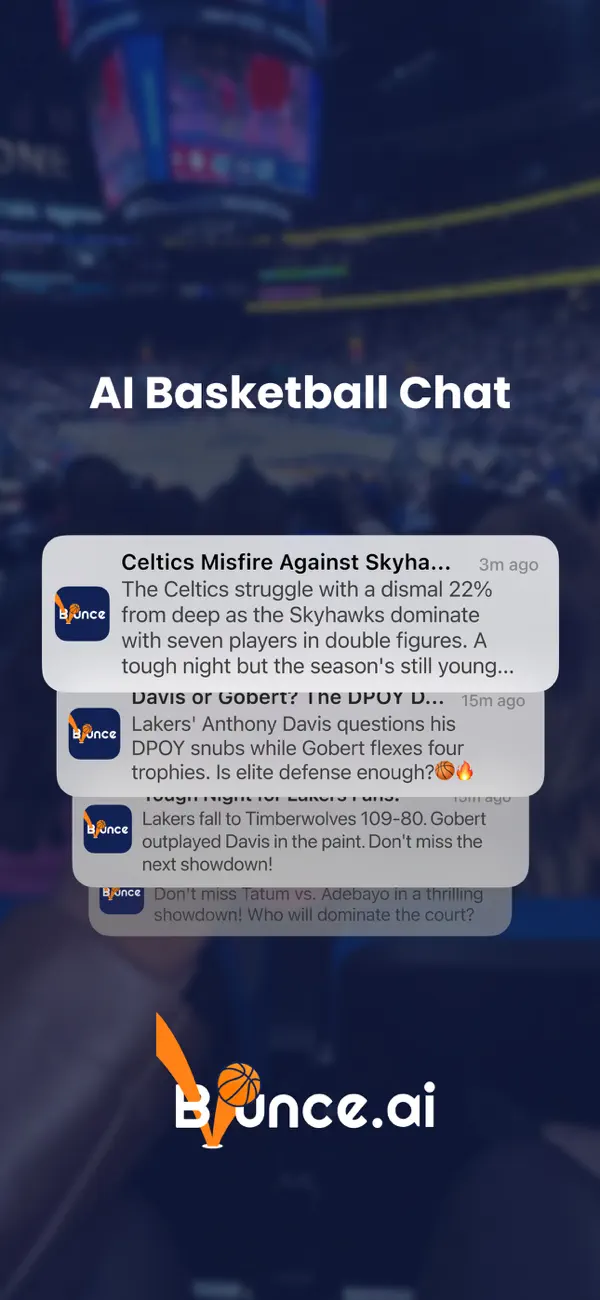 Screenshot #1 pour Bounce.ai - AI Sports Insights