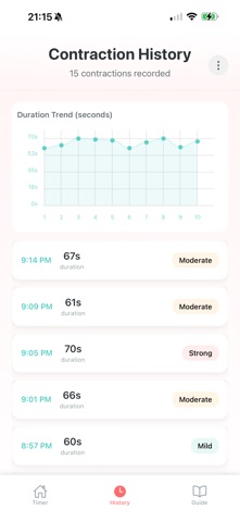 Contraction & Baby Tracker Screenshot 4 of 6