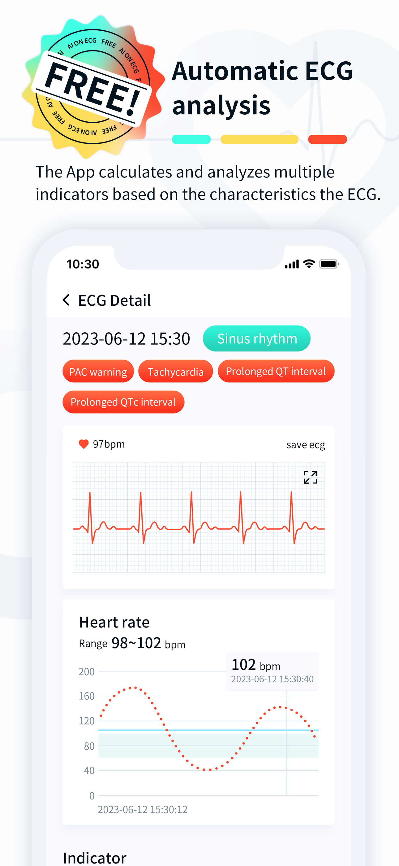 Heart Beat & Rate: Aion ECG