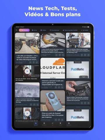 Frandroid iPad screenshot 1