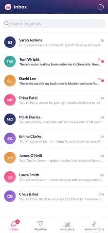 WFF Inbox Screenshot 2 of 6