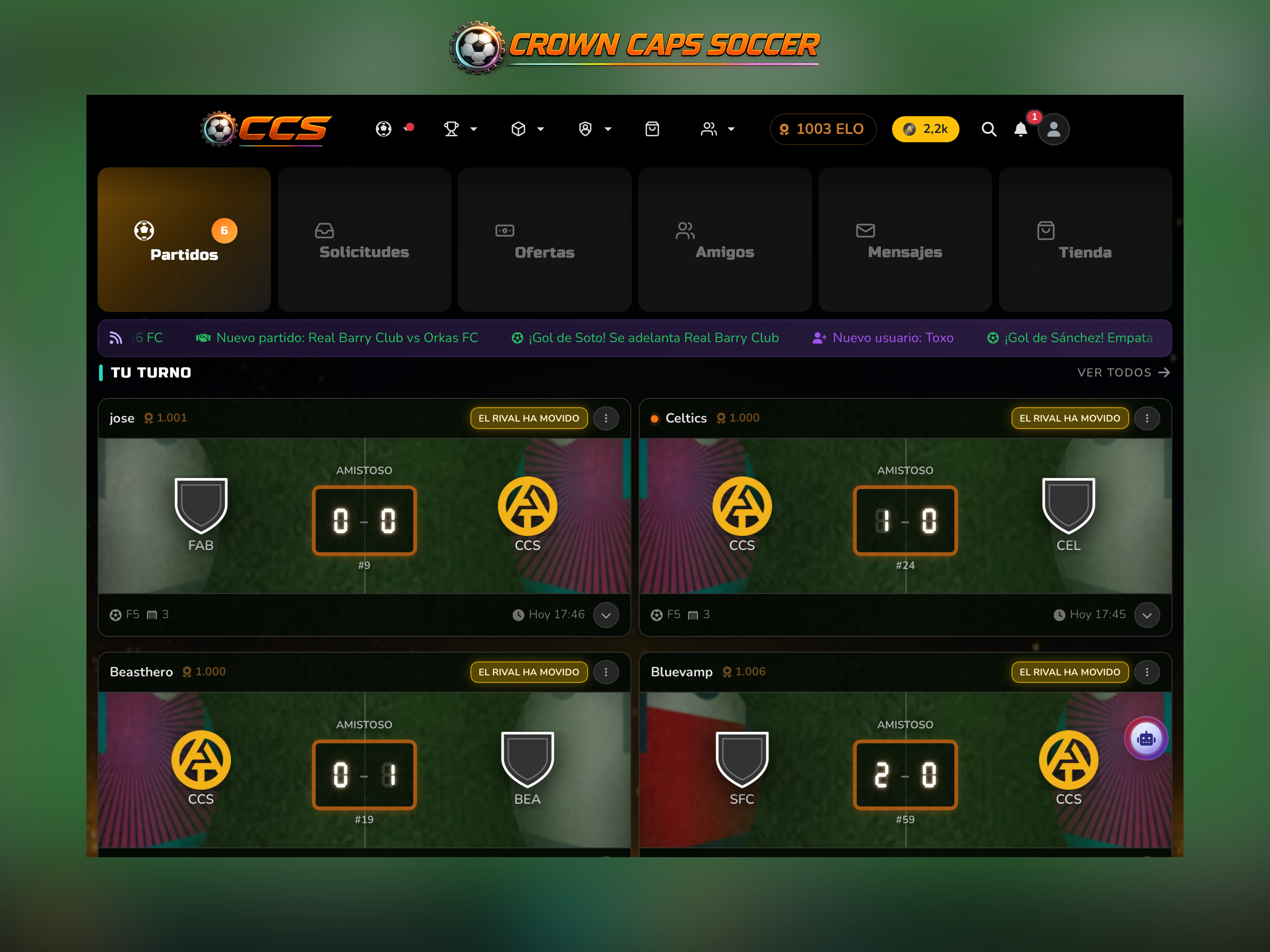 Crown Caps Soccer screenshot 18