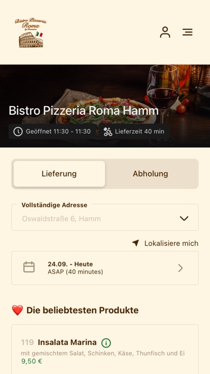 Bistro Pizzeria Roma Hamm