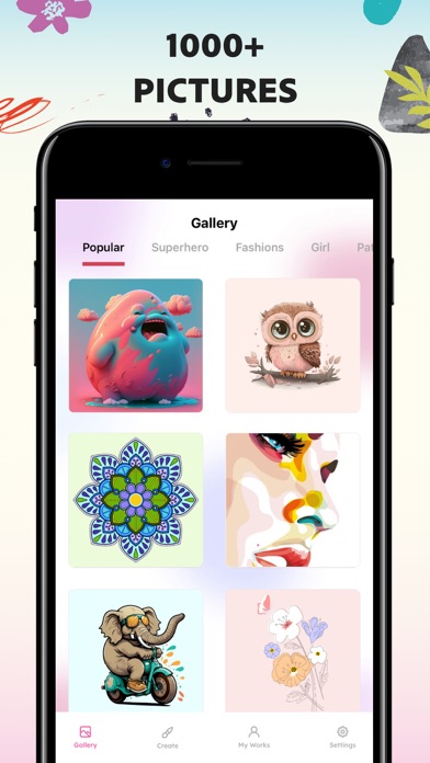 Colorist - Adult Coloring Book Screenshot