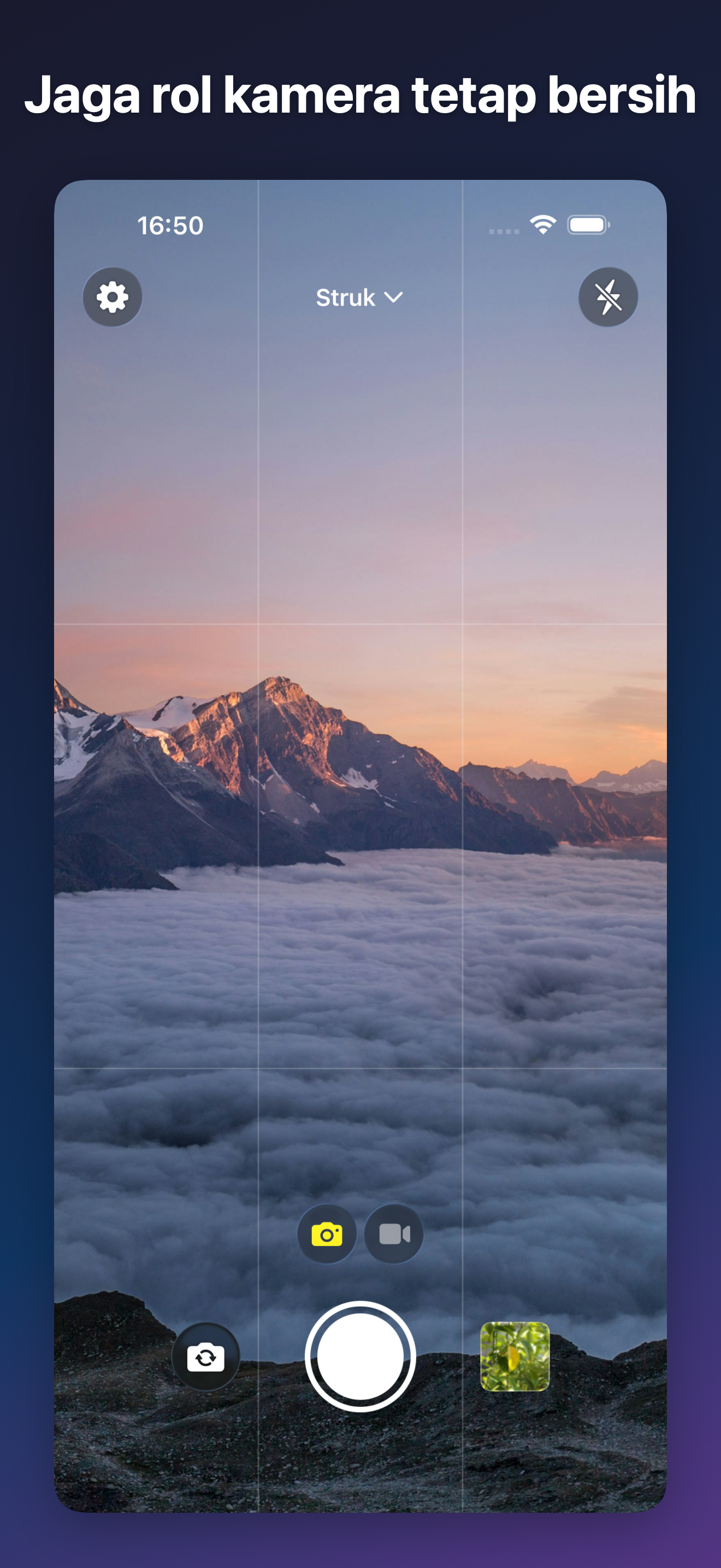 ProjectCam - Photo Folders iOS screenshot 1 showing app interface
