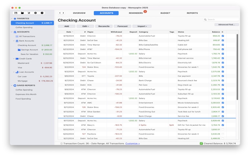 Moneyspire 2025 Money Manager Screenshot