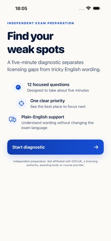 APLH Exam Prep UK iPhone screenshot