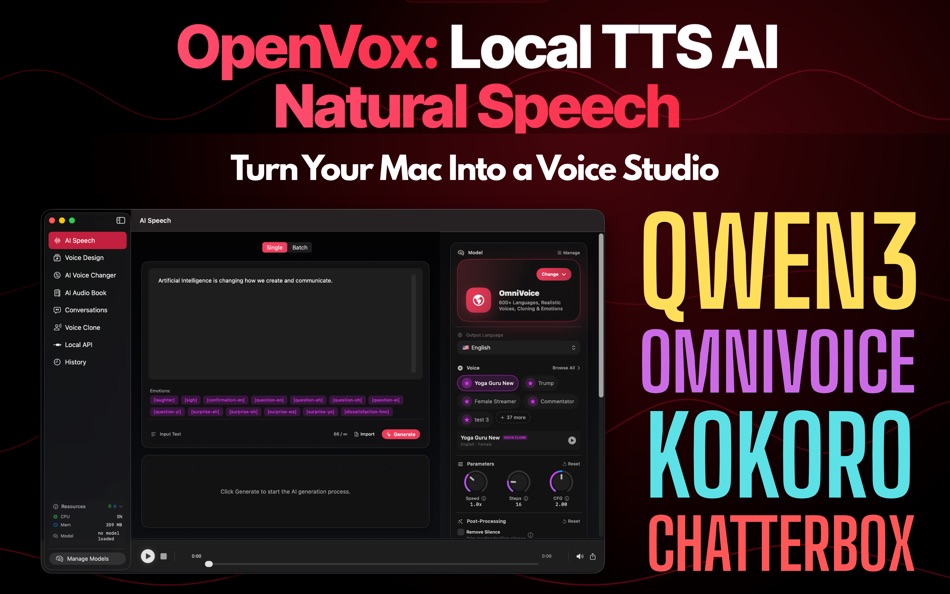 #1. OpenVox – Local Voice AI (macOS) Tekijänä: Nitesh Kumar Sharma