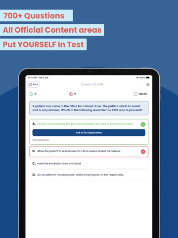 CMA AAMA Exam Prep & Test iPad screenshot