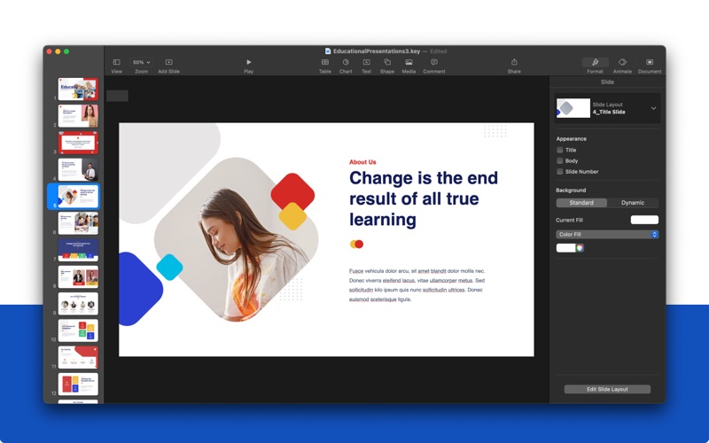 Templates for Keynote: Key Screenshot