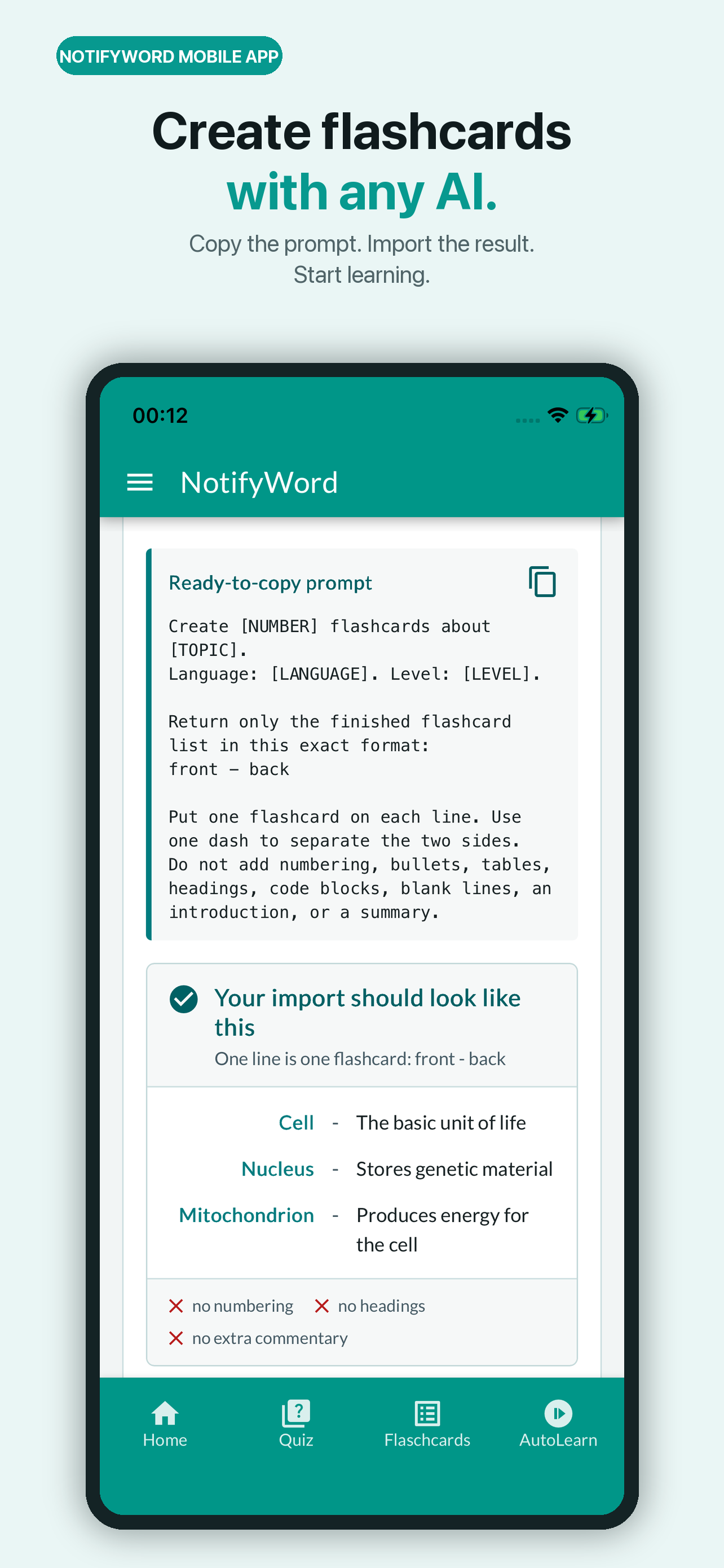 NotifyWord: Audio Flashcards screenshot 10